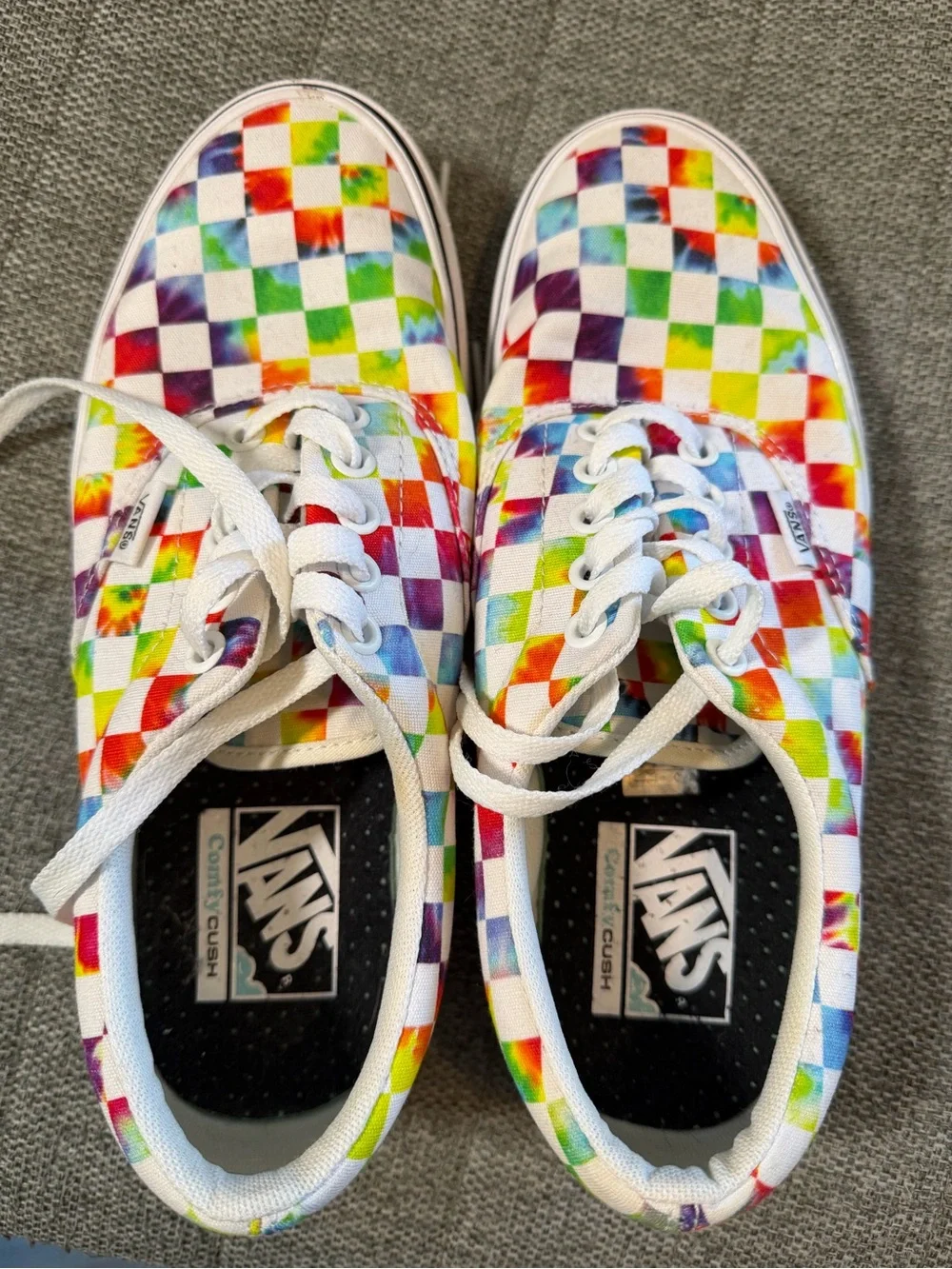 Vans Women’s Checkerboard Comfy Cush Shoes Size 8.5 - Picture 1 of 5